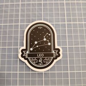 10/$10 Sticker Celestial Moon Zodiac Leo